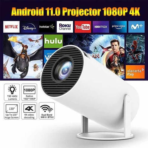 Mini Portable smart projector 4K Full HD Ultra 2 version